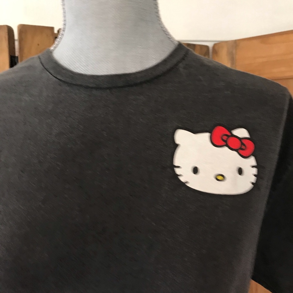 Hello Kitty By Sanrio Strawberry Theme Short Sleeve Blouse - Picture 3 of 6